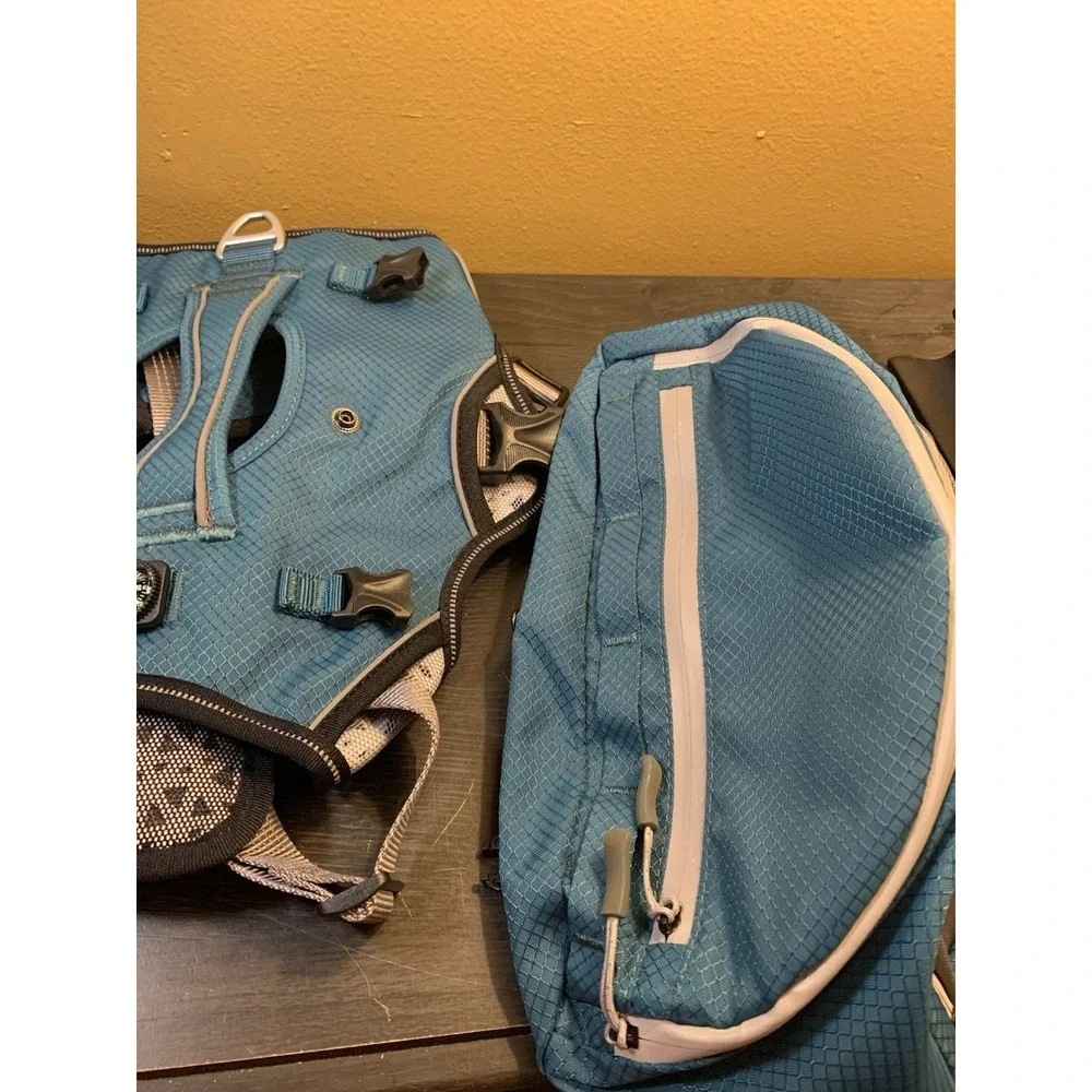 Harness Medium Backpack Blue Removable Saddlebags Arcadia Trail